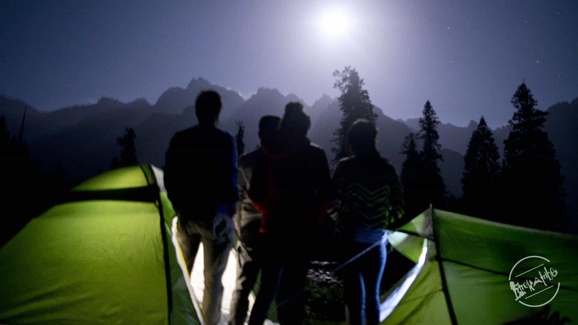 Chandernahan lake Trek - moonlight camping