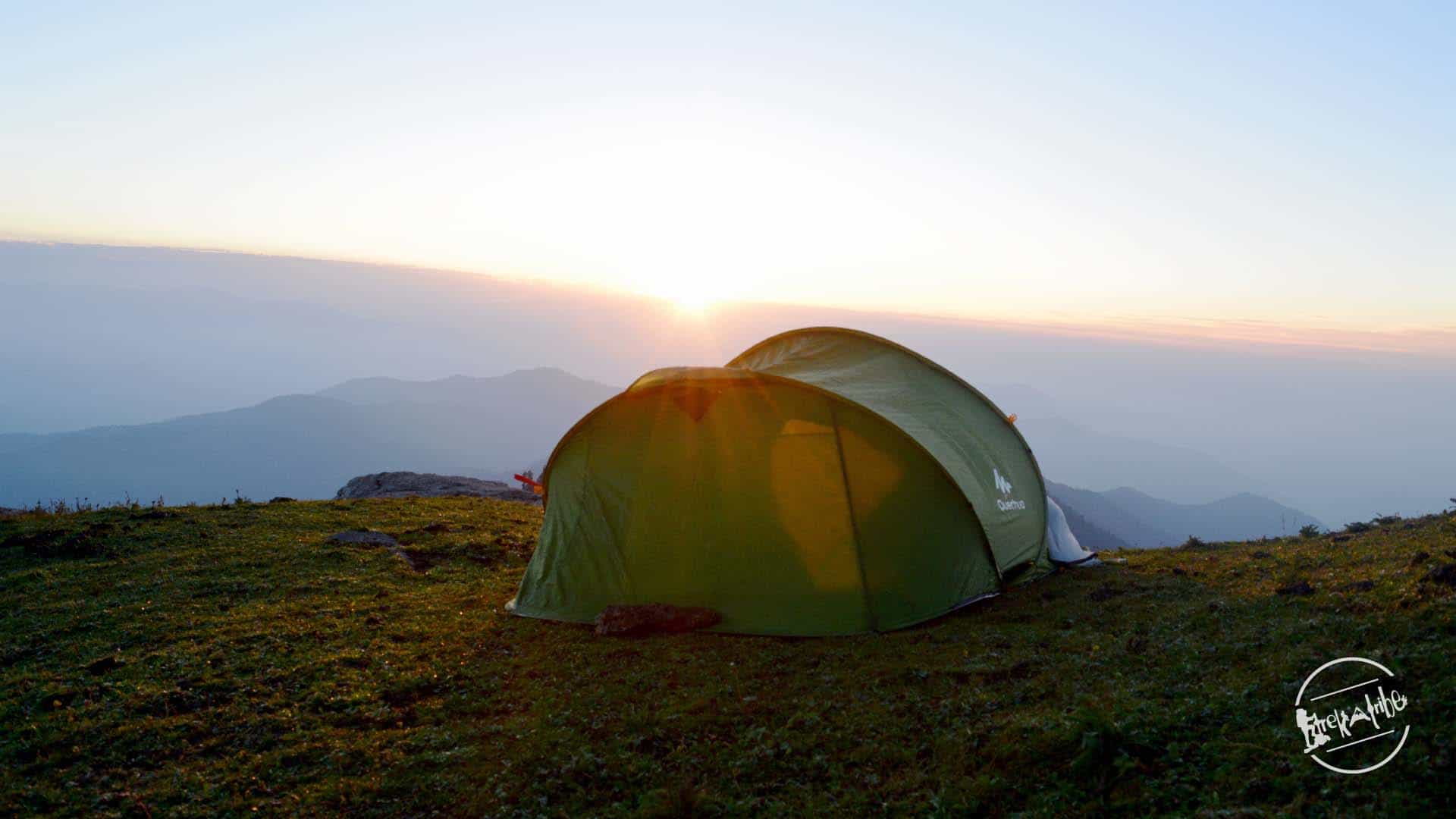 Churdhar Trek Camping - Awakening Sunrise