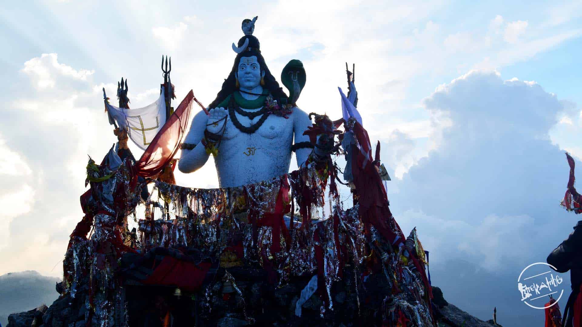 Churdhar Trek Top - Lord Shiva Idol