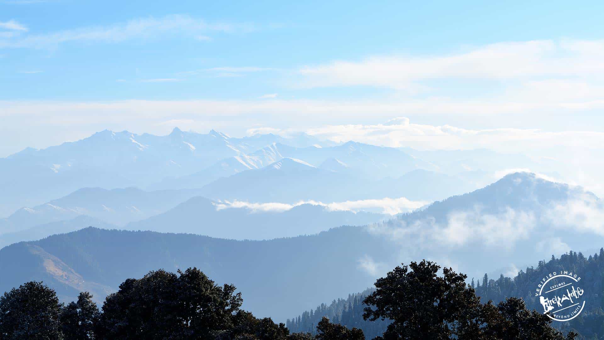 Hatu Peak Trek offering view of Shrikhand range & kinner kailash range