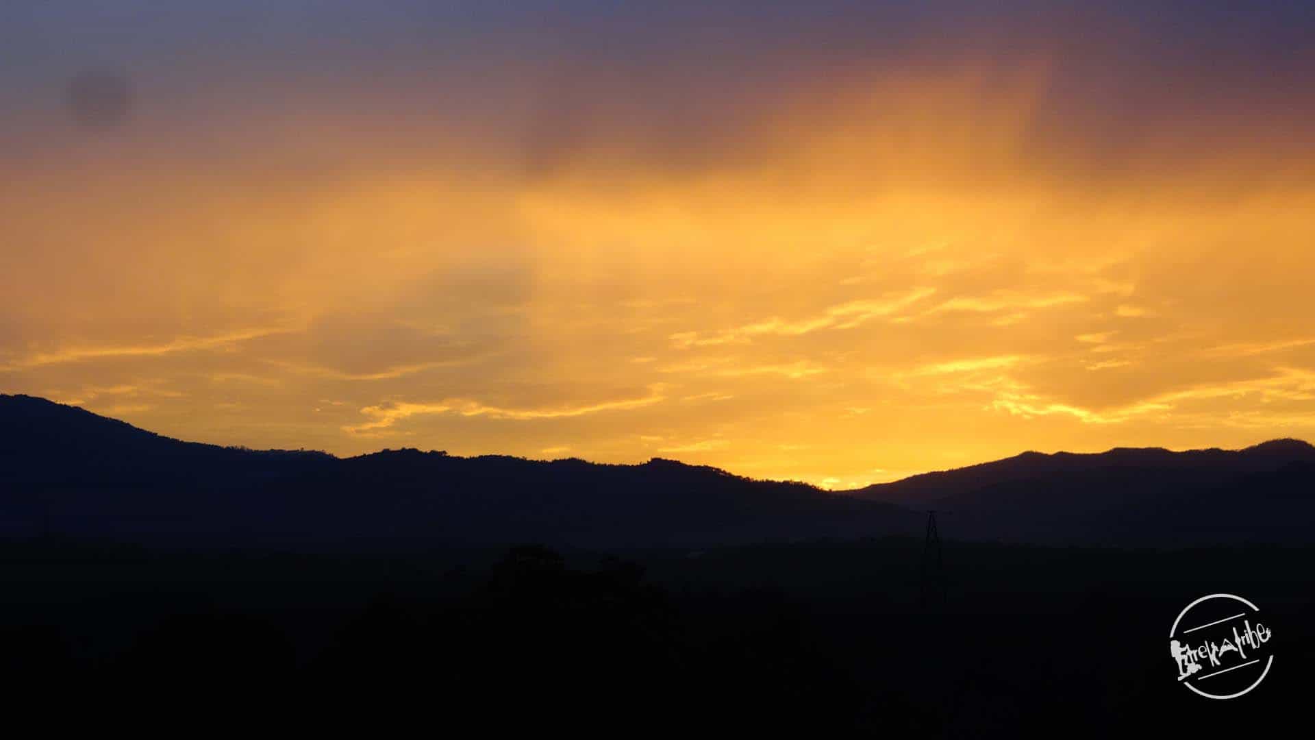 Prashar Lake Trek - beautiful Sunset view