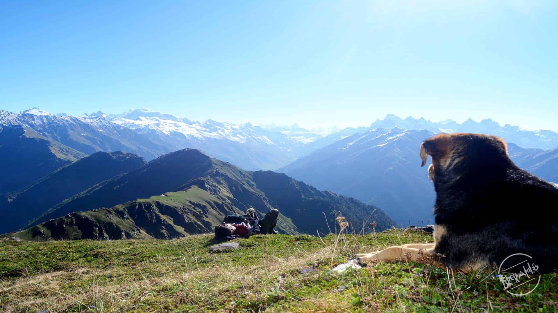 View of Parvati Valley from Chandrakhani pass Trek