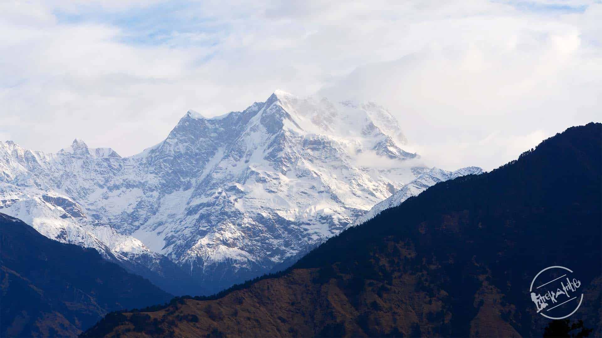 Chaukhamba Peak View from Chandershila Peak