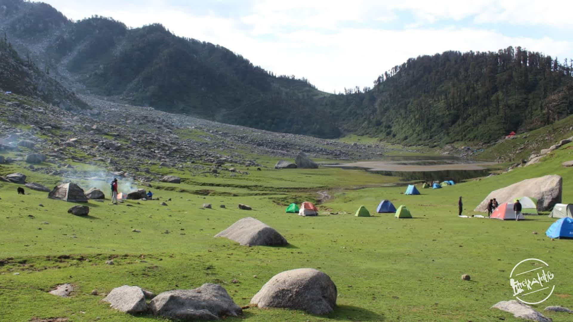 kareri lake trek camping