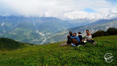 Bhrigu Lake Trekking - Time to rest 