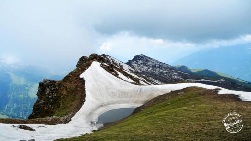 Bhrigu Lake Trek - Frozen Lake